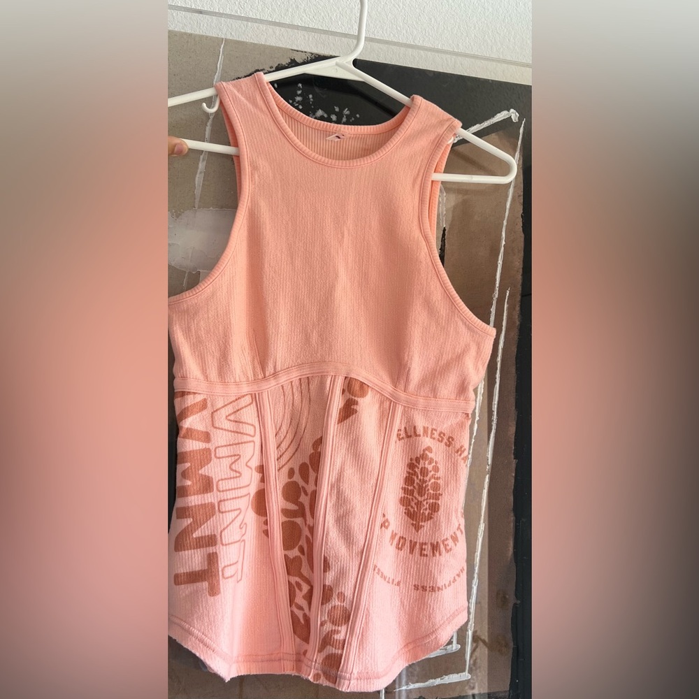FP Movement by Free People Pink Graphic Tank Top - Picture 4 of 4